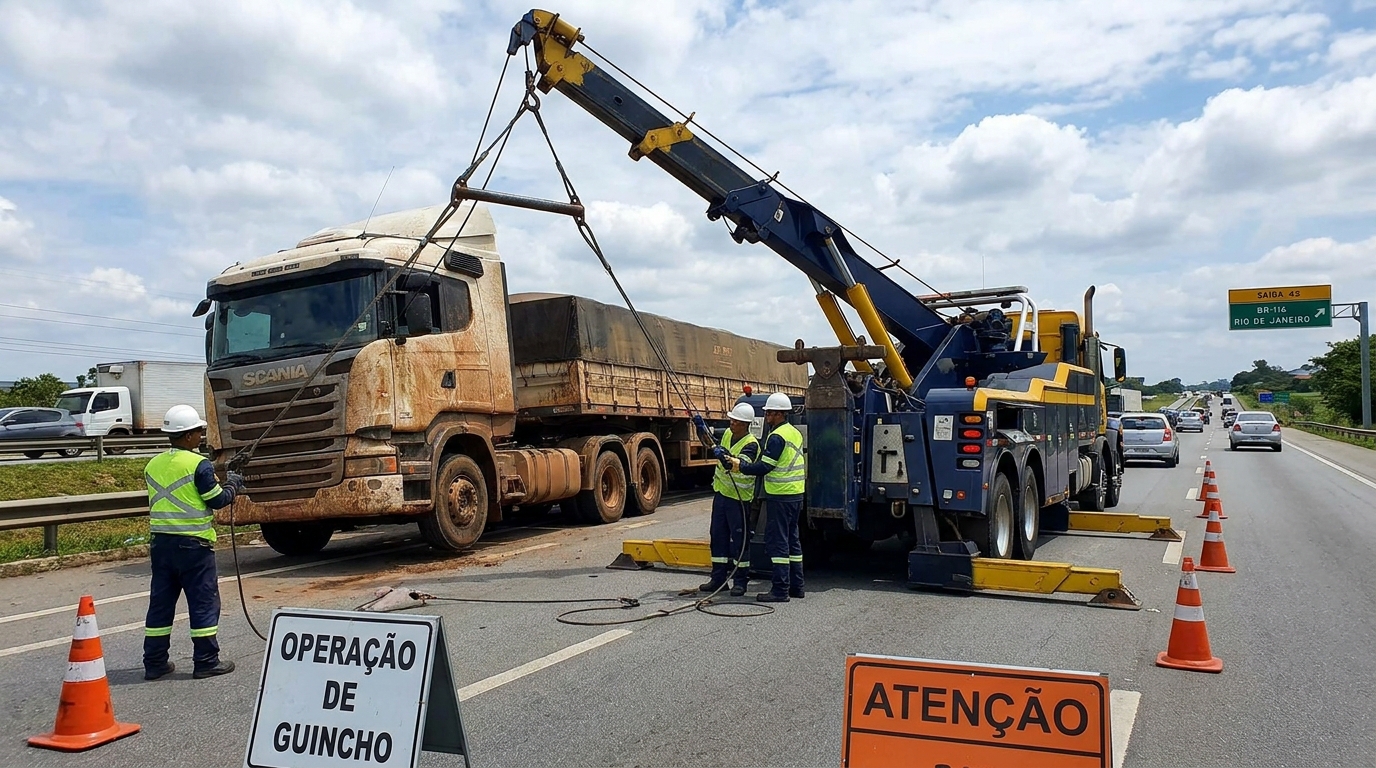 Reboque de Caminhão Baú em Comasa, Joinville‑SC